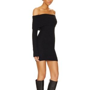 Isidore black sweater dress superdown nwot